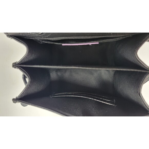 House of Want Black Vegan Leather Crossbody Purse - Picture 3 of 4